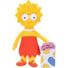 Disney Simpsons Lisa Simpson Plush Soft Fabric Body Sculpted Head 10 inch NWT
