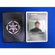 Star Wars 1998 A New Hope Decipher CCG W/B Card Imperial Commander DS