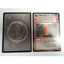 Star Wars 1997 Cloud City Decipher CCG B/B Card Computer Interface LS