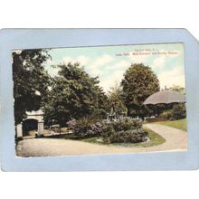 Rhode Island Central Falls Jenks Park Main Entrance & Resting Pavillion~237