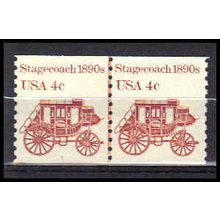 1898A 4c Stagecoach Very Fine MNH Dry Gum CNP Left 1 PA0309