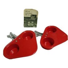 Monogram Vintage Rare Card Partners Clamp on Corner of Card Table Leg Plastic Tr