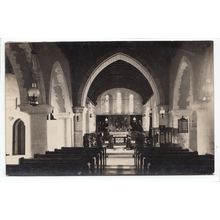 St Mary's Church Interior Selborne Postcard Hampshire