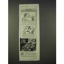 1939 Sir Walter Raleigh Tobacco Ad - She's Wild Woman