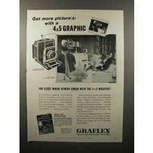 1960 Graflex Super Speed Graphic Camera Ad - More