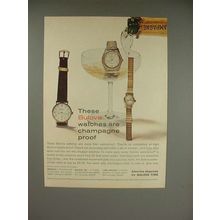 1960 Bulova Regatta, Bulova 30, Lady Bulova Watch Ad