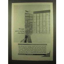 1965 Kodak Recordak Microfilm Ad - Parts Catalog Thin