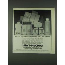 1978 Lady Madonna Skin Care System Ad
