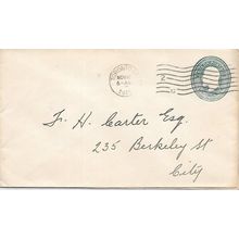 Canada #EN16a Postal Envelope USED 1915 Edward