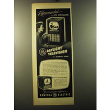 1950 General Electric Advertisement - Television Model 12C105 and Model 12T1