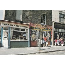 Pollocks Toy Museum Theatrical Printers Shop London Postcard