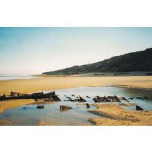 When The Tide is Very Low at East Cromer Rare Norfolk Postcard