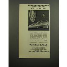 1952 Whitehouse & Hardy Johnston & Murphy Shoes Ad - Supports you while you loaf