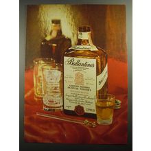 1956 Ballantine's Liqueur Blended Scotch Whisky Advertisement