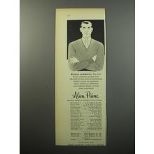 1955 Alan Paine Fashion Ad - British Cashmeres