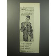 1955 Gordon of Philadelphia Blazer Ad - Lanella - good company
