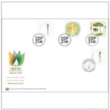 France - ONU 2015 COP21 Climat Climate emission commune FDC 4 timbres