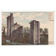 Caister Castle near Great Yarmouth Postcard Norfolk E J Middleton