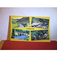 EXMOOR, multiview unused postcard. Colourmaster PLC6505 =