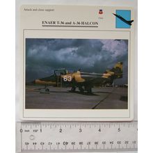 Enaer T=36 & A-36 Halcon - Chile - Attack & Close Support - Collectors Club Card