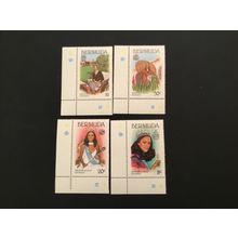 ICOLLECTZONE Bermuda 397-400 corner set VF NH