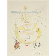 Salvador Dalí (1904-1989). Masque de la Mort, 1975. Poster Canvas Movie Film Pri