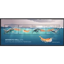 ANTARCTIC KRILL OF THE AUSTRALIAN ANTARCTIC TERRITORY: 2025, MNH MINI SHEET.