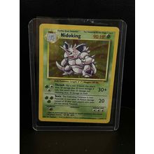 Nidoking - 11/102 - Holo Rare - Unlimited Edition Base Set Pokemon Trading Card