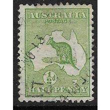 AUSTRALIA 1913 KANGAROO ½d DIE I WATERMARK 2 USED SG1