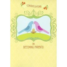 Congratulations on Becoming Parents - New Baby Greeting Card - 4497