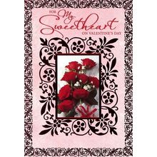 For My Sweetheart On Valentine's Day - Valentine's Greeting Card - 53203