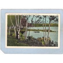 New York Tupper Lake The White Birch Public Camp Ground ny_box5~1826