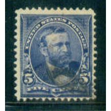 Used 281 5c Ulysses S. Grant Barely Clears M05082