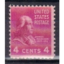 808 4c James Madison Barely Clears MNH B0111