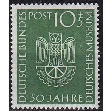 GERMANY BUND [1953] MiNr 0163 ( */mh ) [01]