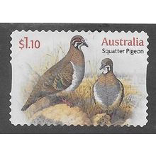 AUS 2021 $1.10 (S/A) 'BIRDS - SQUATTER PIGEON' FINE USED (EBID78-283)