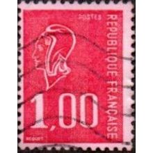 France 1.00e Value. Fine Used