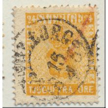 Sweden Stamp Scott #10, Used