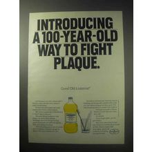 1985 Listerine Antiseptic Ad - Way to Fight Plaque