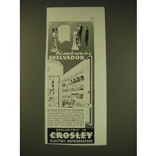 1936 Crosley Shelvador Refrigerator Ad - This much more in a Shelvador