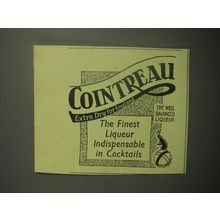 1948 Cointreau Liqueur Ad - The finest liqueur indispensable in cocktails