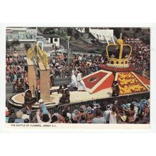 Battle of Flowers Street Parade Jersey Postcard 28615