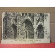 AMIENS CATHEDRAL, FRANCE unused antique postcard, #