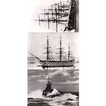 HMS Agincourt Victoria Renown 3x Imperial Museum Ship RPC Postcard s