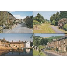 Steeton Glusburn Silsden Lothersdale Yorkshire Postcard