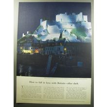 1957 British Travel Association Ad - How to fall in love with Britain