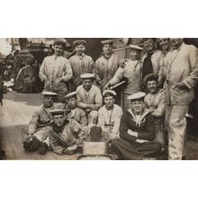 HMS Achilles WW1 War Ship Crew Military Old Postcard