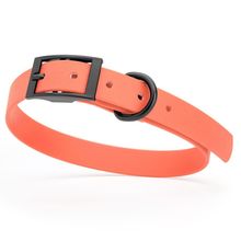 Dog Pet Waterproof Collar - W3/4" x L15"-18" - Coral