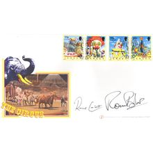 Ronnie Barker & Corbett DOUBLE Buckingham Circus Rare Hand Signed FDC