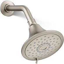 KOHLER 22169-BN Forte Multifunction Showerhead, Wall-Mount, 3 Spray Settings, 2.